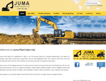 Tablet Screenshot of jumamachinery.com